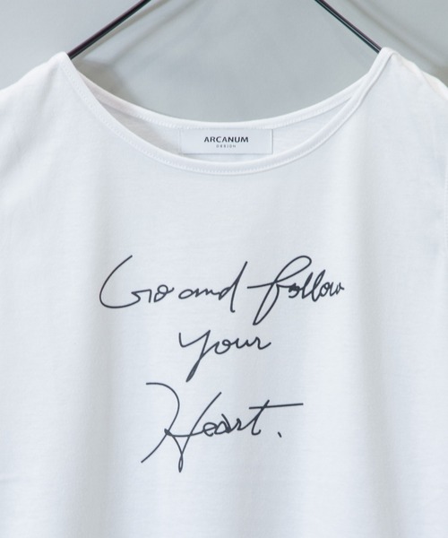 ARCANUM DESIGN（アルカナムデザイン）の「ARL ドルマンレイヤードTシャツ（Tシャツ/カットソー・レディース・ホワイト/ブラック/ベージュ/ブルー・FREE）」の15枚目の写真