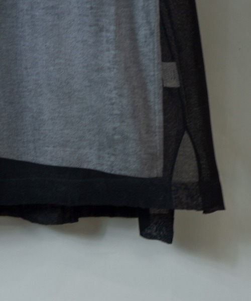 ARCANUM DESIGN（アルカナムデザイン）の「ARL ドルマンレイヤードTシャツ（Tシャツ/カットソー・レディース・ホワイト/ブラック/ベージュ/ブルー・FREE）」の17枚目の写真