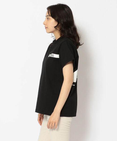 AVIREX（アヴィレックス）の「【AVIREX FLYER'S】ショートスリーブTシャツ /  Women's  S/S T-SHIRT / アヴィレックス / AVIREX（Tシャツ/カットソー・レディース・ブラック/オフホワイト/モカ・FREE）」の7枚目の写真