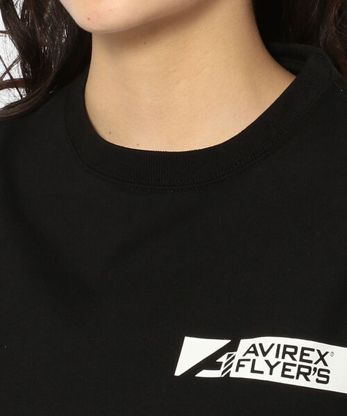 AVIREX（アヴィレックス）の「【AVIREX FLYER'S】ショートスリーブTシャツ /  Women's  S/S T-SHIRT / アヴィレックス / AVIREX（Tシャツ/カットソー・レディース・ブラック/オフホワイト/モカ・FREE）」の8枚目の写真