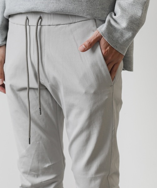 ATTACHMENT（アタッチメント）の「CO/RY STRETCH TWILL BIKER EASY PANTS（その他パンツ・メンズ・ライトグレー/ブラック・1/2/3）」の6枚目の写真