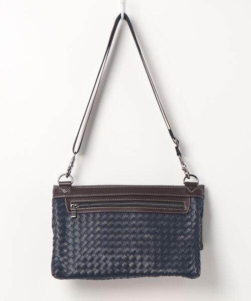 HIDEAWAYS NICOLE（ハイダウェイニコル）の「メッシュ3WAYバッグ（クラッチバッグ・メンズ・ブラック/ネイビー・FREE）」の5枚目の写真