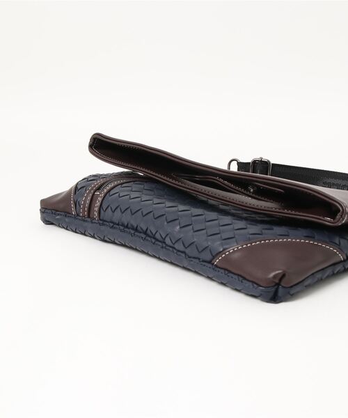 HIDEAWAYS NICOLE（ハイダウェイニコル）の「メッシュ3WAYバッグ（クラッチバッグ・メンズ・ブラック/ネイビー・FREE）」の3枚目の写真