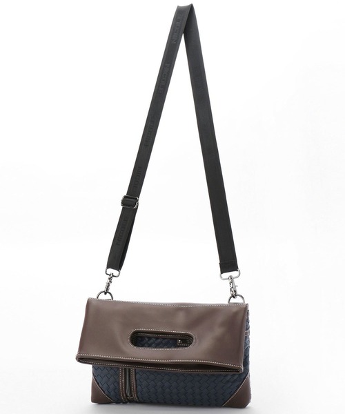 HIDEAWAYS NICOLE（ハイダウェイニコル）の「メッシュ3WAYバッグ（クラッチバッグ・メンズ・ブラック/ネイビー・FREE）」の10枚目の写真