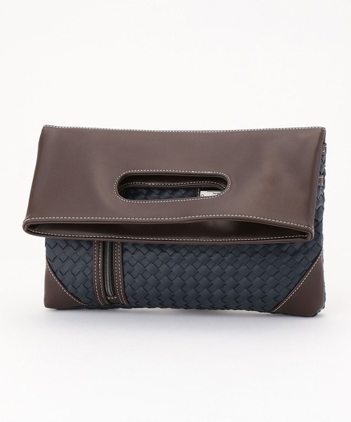 HIDEAWAYS NICOLE（ハイダウェイニコル）の「メッシュ3WAYバッグ（クラッチバッグ・メンズ・ブラック/ネイビー・FREE）」の11枚目の写真