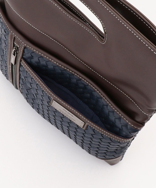 HIDEAWAYS NICOLE（ハイダウェイニコル）の「メッシュ3WAYバッグ（クラッチバッグ・メンズ・ブラック/ネイビー・FREE）」の15枚目の写真