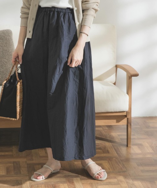 FORK&SPOON（フォークアンドスプーン）の「FORK&SPOON　リンクルスカート（スカート・レディース・ブラック/ブラック系その他・ONE）」の19枚目の写真