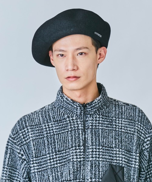 OVERRIDE（オーバーライド）の「OVERRIDE FELT OBAN BERET（ハンチング/ベレー帽・メンズ・レッド系/グリーン/ブラック/ブラウン・58cm）」の5枚目の写真