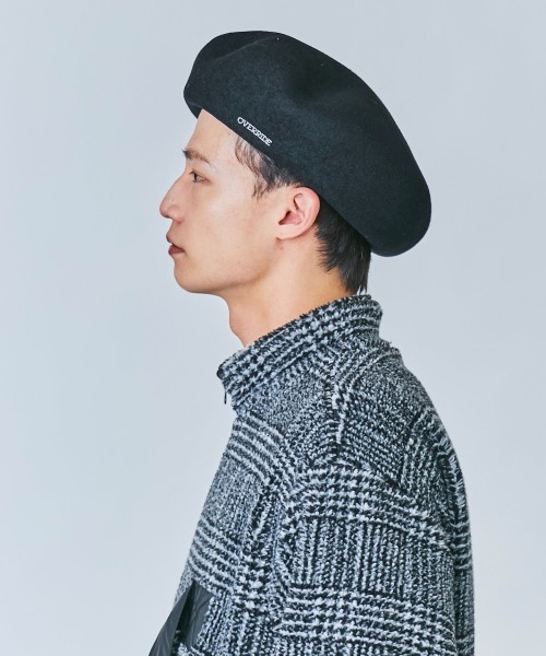 OVERRIDE（オーバーライド）の「OVERRIDE FELT OBAN BERET（ハンチング/ベレー帽・メンズ・レッド系/グリーン/ブラック/ブラウン・58cm）」の7枚目の写真