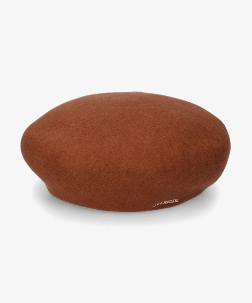 OVERRIDE（オーバーライド）の「OVERRIDE FELT OBAN BERET（ハンチング/ベレー帽・メンズ・レッド系/グリーン/ブラック/ブラウン・58cm）」の13枚目の写真