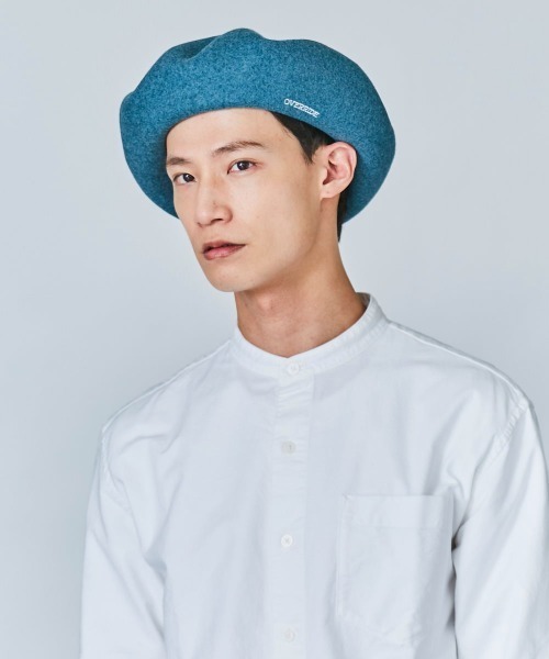 OVERRIDE（オーバーライド）の「OVERRIDE FELT OBAN BERET（ハンチング/ベレー帽・メンズ・レッド系/グリーン/ブラック/ブラウン・58cm）」の14枚目の写真
