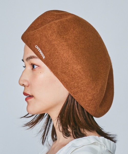 OVERRIDE（オーバーライド）の「OVERRIDE FELT OBAN BERET（ハンチング/ベレー帽・メンズ・レッド系/グリーン/ブラック/ブラウン・58cm）」の22枚目の写真