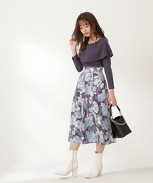 PROPORTION BODY DRESSING | タックフラワースカート / 1211220913(スカート)