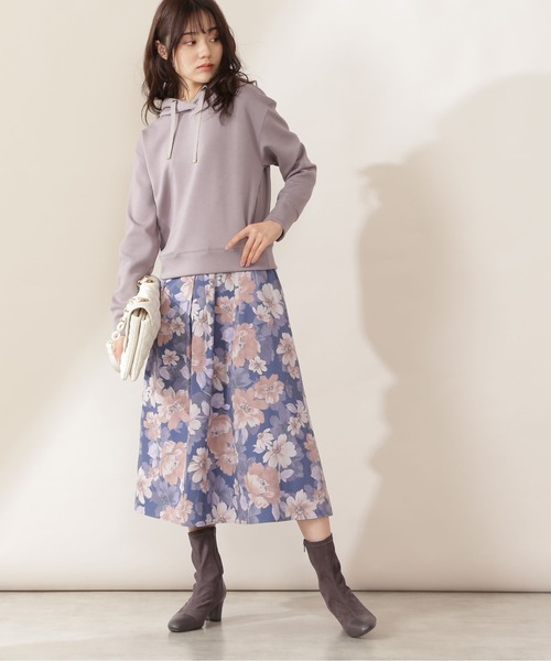 PROPORTION BODY DRESSING（プロポーションボディドレッシング）の「タックフラワースカート / 1211220913（スカート・レディース・ブラウン/ブルー・SMALL/MEDIUM）」の18枚目の写真