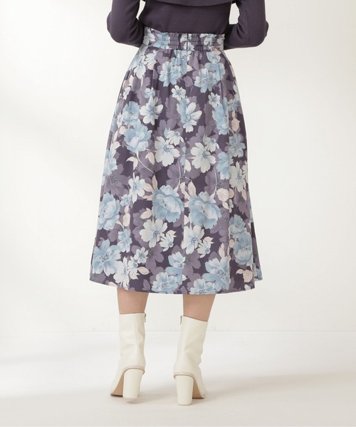 PROPORTION BODY DRESSING（プロポーションボディドレッシング）の「タックフラワースカート / 1211220913（スカート・レディース・ブラウン/ブルー・SMALL/MEDIUM）」の17枚目の写真