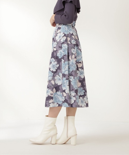 PROPORTION BODY DRESSING（プロポーションボディドレッシング）の「タックフラワースカート / 1211220913（スカート・レディース・ブラウン/ブルー・SMALL/MEDIUM）」の22枚目の写真