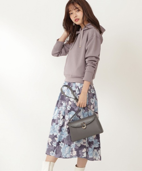 PROPORTION BODY DRESSING（プロポーションボディドレッシング）の「タックフラワースカート / 1211220913（スカート・レディース・ブラウン/ブルー・SMALL/MEDIUM）」の14枚目の写真