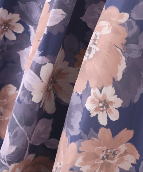 PROPORTION BODY DRESSING（プロポーションボディドレッシング）の「タックフラワースカート / 1211220913（スカート・レディース・ブラウン/ブルー・SMALL/MEDIUM）」の3枚目の写真