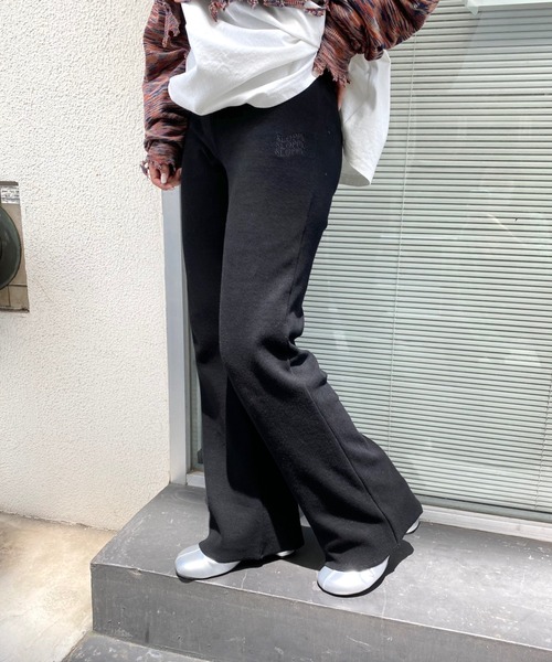 WHO'S WHO gallery（フーズフーギャラリー）の「【SLOPPY/スロッピー】リブパン（その他パンツ・レディース・オートミール/ブラック/ブラウン/サックスブルー/ミント・FREE）」の11枚目の写真