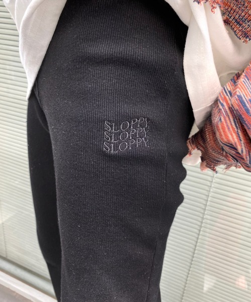 WHO'S WHO gallery（フーズフーギャラリー）の「【SLOPPY/スロッピー】リブパン（その他パンツ・レディース・オートミール/ブラック/ブラウン/サックスブルー/ミント・FREE）」の12枚目の写真