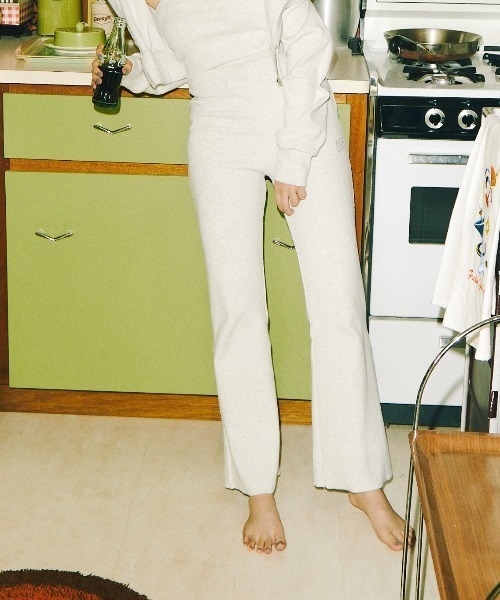 WHO'S WHO gallery（フーズフーギャラリー）の「【SLOPPY/スロッピー】リブパン（その他パンツ・レディース・オートミール/ブラック/ブラウン/サックスブルー/ミント・FREE）」の20枚目の写真