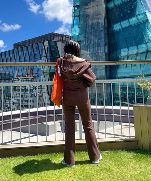 WHO'S WHO gallery（フーズフーギャラリー）の「【SLOPPY/スロッピー】リブパン（その他パンツ・レディース・オートミール/ブラック/ブラウン/サックスブルー/ミント・FREE）」の9枚目の写真