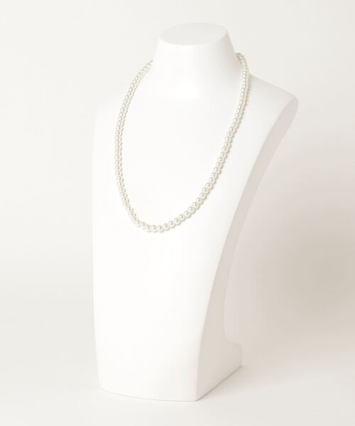 ALWAYS GOOD TIME（オルウェイズグッドタイム）の「【ALWAYS GOOD TIME 】アクリルパールネックレス（ネックレス・レディース・ホワイト/ホワイト系その他・F）」の3枚目の写真