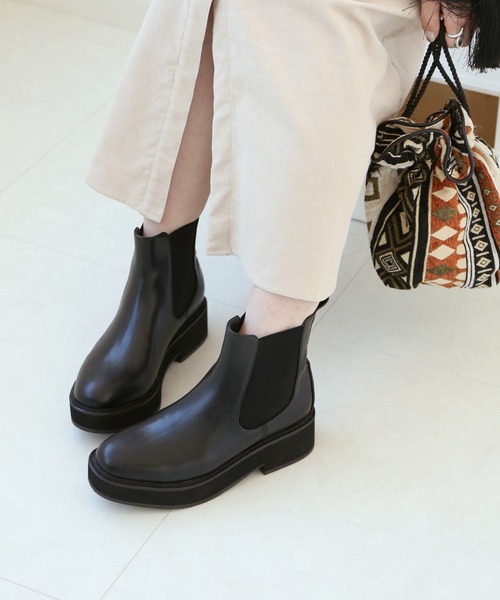 Simplicite（サンプリシテ）の「サイドゴアブーツ◆（ブーツ・レディース・ブラック・SMALL/MEDIUM/LARGE）」の22枚目の写真