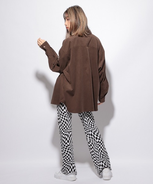 PBLIM（ページボーイリム）の「【PAGEBOYLIM】ジャガードフレアパンツ（その他パンツ・レディース・ブラック/ボルドー/ブラック系その他/ブルー系その他/グリーン系その他/ピンク・FREE）」の11枚目の写真