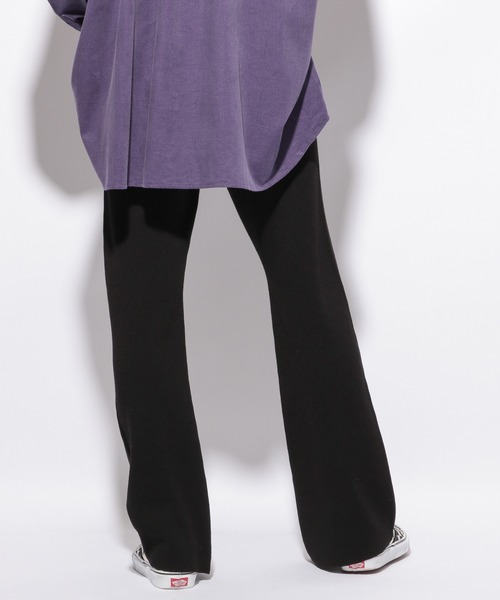 PBLIM（ページボーイリム）の「【PAGEBOYLIM】ジャガードフレアパンツ（その他パンツ・レディース・ブラック/ボルドー/ブラック系その他/ブルー系その他/グリーン系その他/ピンク・FREE）」の16枚目の写真