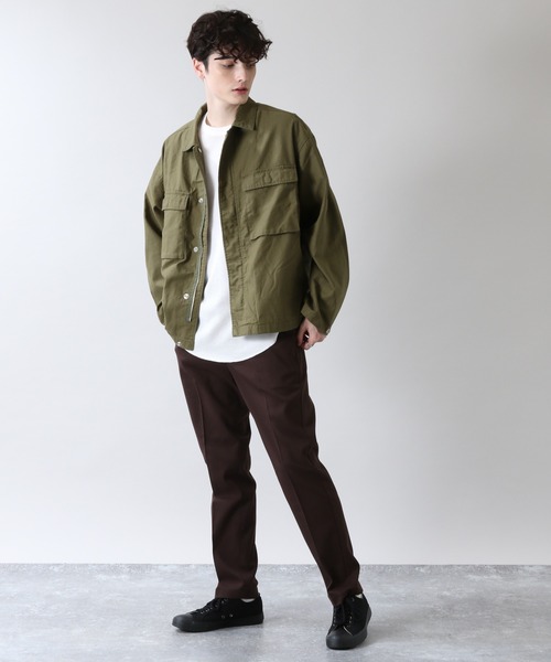 RAGEBLUE（レイジブルー）の「ワッフルロング/レイヤードロンT/217832（Tシャツ/カットソー・メンズ・ブラック/グレー/ホワイト・MEDIUM/LARGE）」の5枚目の写真