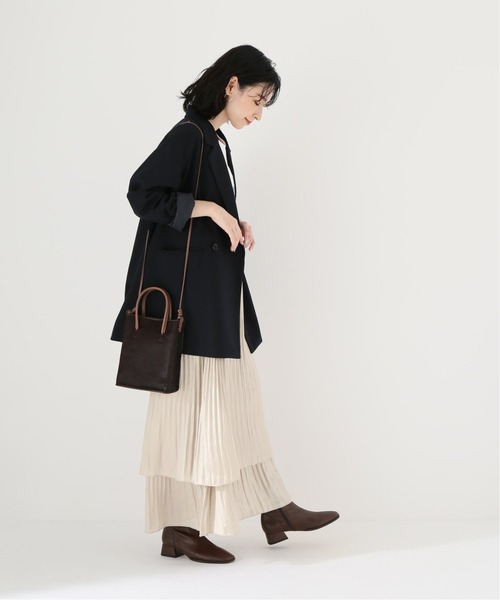 Simplicite（サンプリシテ）の「W前テーラージャケット◆（テーラードジャケット・レディース・ネイビー/ベージュ系その他・FREE）」の17枚目の写真