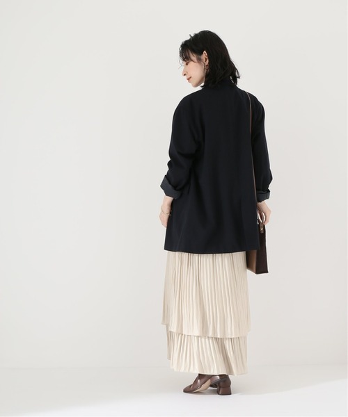 Simplicite（サンプリシテ）の「W前テーラージャケット◆（テーラードジャケット・レディース・ネイビー/ベージュ系その他・FREE）」の18枚目の写真