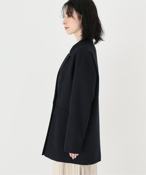 Simplicite（サンプリシテ）の「W前テーラージャケット◆（テーラードジャケット・レディース・ネイビー/ベージュ系その他・FREE）」の20枚目の写真