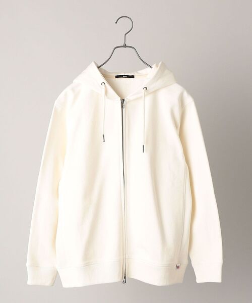 SHIPS（シップス）の「【WEB限定】SHIPS: アメリカ コットン ヘビーウェイト スウェット ジップ パーカー（パーカー・メンズ・グレー/オフホワイト/ネイビー・LARGE/X-LARGE/SMALL/MEDIUM/XX-LARGE）」の15枚目の写真
