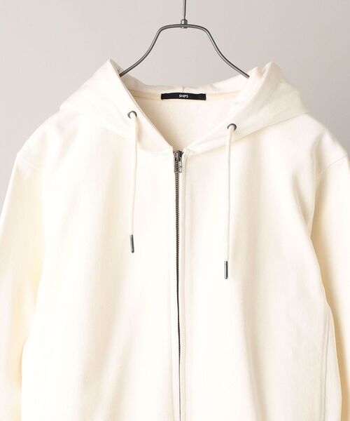 SHIPS（シップス）の「【WEB限定】SHIPS: アメリカ コットン ヘビーウェイト スウェット ジップ パーカー（パーカー・メンズ・グレー/オフホワイト/ネイビー・LARGE/X-LARGE/SMALL/MEDIUM/XX-LARGE）」の16枚目の写真