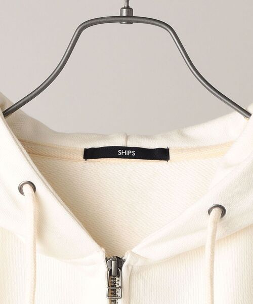 SHIPS（シップス）の「【WEB限定】SHIPS: アメリカ コットン ヘビーウェイト スウェット ジップ パーカー（パーカー・メンズ・グレー/オフホワイト/ネイビー・LARGE/X-LARGE/SMALL/MEDIUM/XX-LARGE）」の19枚目の写真