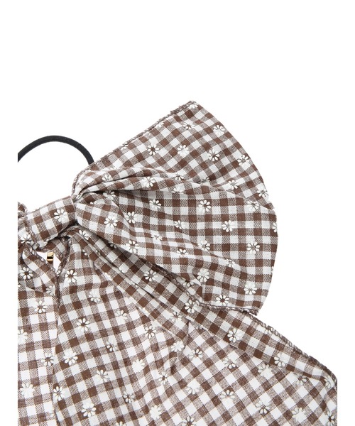 Areeam（アリーム）の「POPUP◆ｷﾞﾝｶﾞﾑﾘﾎﾞﾝﾍｱｶﾌ（ヘアゴム・レディース・ブラウン・FREE）」の4枚目の写真