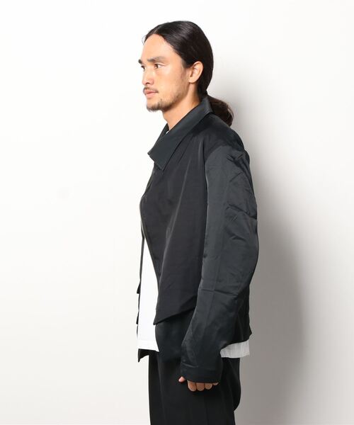 LEH（レー）の「LEH/レー/Zip Top JKT/ジップトップジャケット（ブルゾン・メンズ・ブラック・MEDIUM）」の2枚目の写真