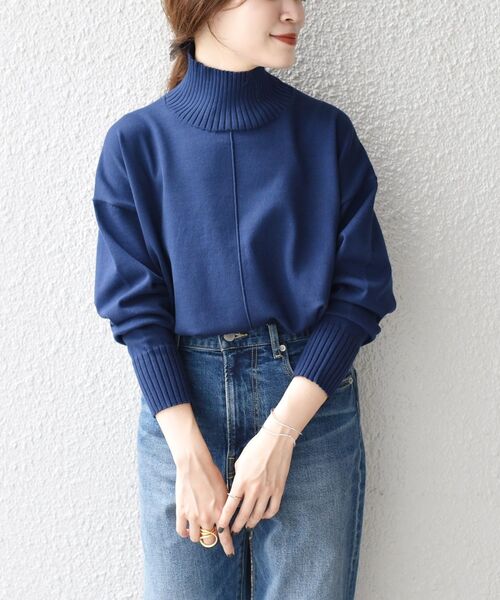 SHIPS Days（シップスデイズ）の「SHIPS Days:タートルネックニットプルオーバー◆（ニット/セーター・レディース・ブラック/ベージュ/ネイビー・ONE SIZE）」の3枚目の写真