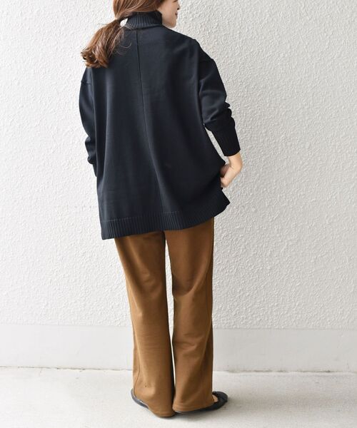 SHIPS Days（シップスデイズ）の「SHIPS Days:タートルネックニットプルオーバー◆（ニット/セーター・レディース・ブラック/ベージュ/ネイビー・ONE SIZE）」の13枚目の写真