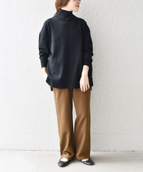 SHIPS Days（シップスデイズ）の「SHIPS Days:タートルネックニットプルオーバー◆（ニット/セーター・レディース・ブラック/ベージュ/ネイビー・ONE SIZE）」の22枚目の写真