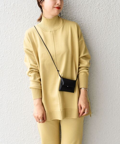 SHIPS Days（シップスデイズ）の「SHIPS Days:タートルネックニットプルオーバー◆（ニット/セーター・レディース・ブラック/ベージュ/ネイビー・ONE SIZE）」の6枚目の写真