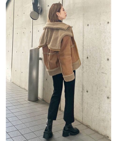 EMODA（エモダ）の「アンクルフレアパンツ（その他パンツ・レディース・ブラック/ブルー/その他・SMALL/MEDIUM）」の21枚目の写真