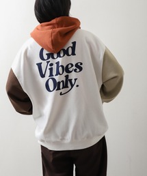 ZIP FIVE | 【肉厚】 裏起毛ビックシルエットバックプリントパーカー【ユニセックス】(パーカー)