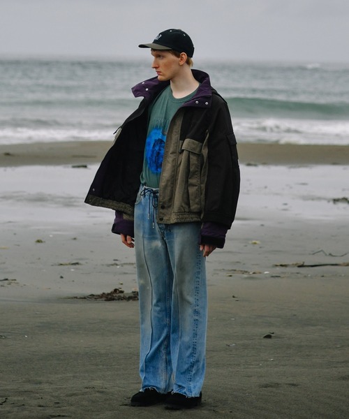 elephant TRIBAL fabrics(エレファントトライバルファブリックス)の「elephant TRIBAL fabrics OUT OF ALIGNMENT 501 (Slit Type)(デニムパンツ・メンズ・ブルー・29/31/33)」の4枚目の写真