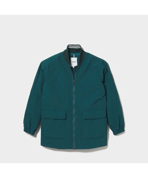 AIGLE（エーグル）の「撥水 MA1 パテッドミッド ブルゾン（ブルゾン・レディース・ダークグリーン/ベージュ・40/38/36）」の15枚目の写真