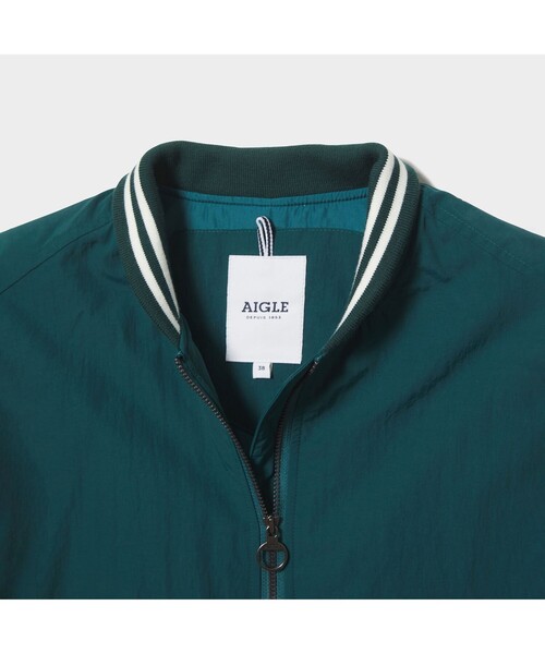 AIGLE（エーグル）の「撥水 MA1 パテッドミッド ブルゾン（ブルゾン・レディース・ダークグリーン/ベージュ・40/38/36）」の5枚目の写真