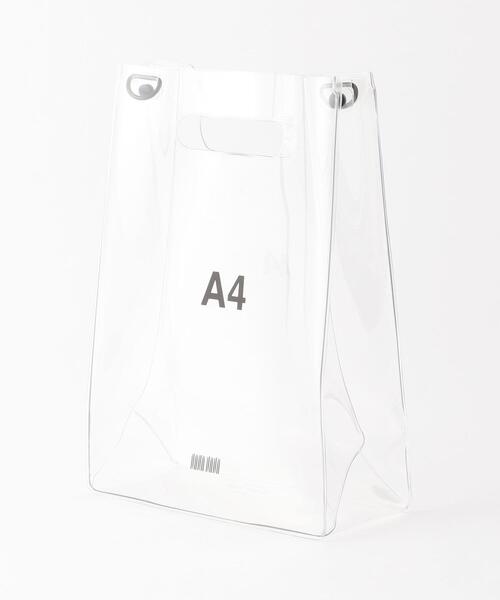 NaNa-NaNa(ナナナナ)の「<nana-nana> A4 PVC BAG/バッグ(トートバッグ・メンズ・ブラウン/その他1・FREE)」の8枚目の写真