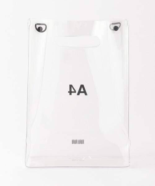 NaNa-NaNa(ナナナナ)の「<nana-nana> A4 PVC BAG/バッグ(トートバッグ・メンズ・ブラウン/その他1・FREE)」の4枚目の写真